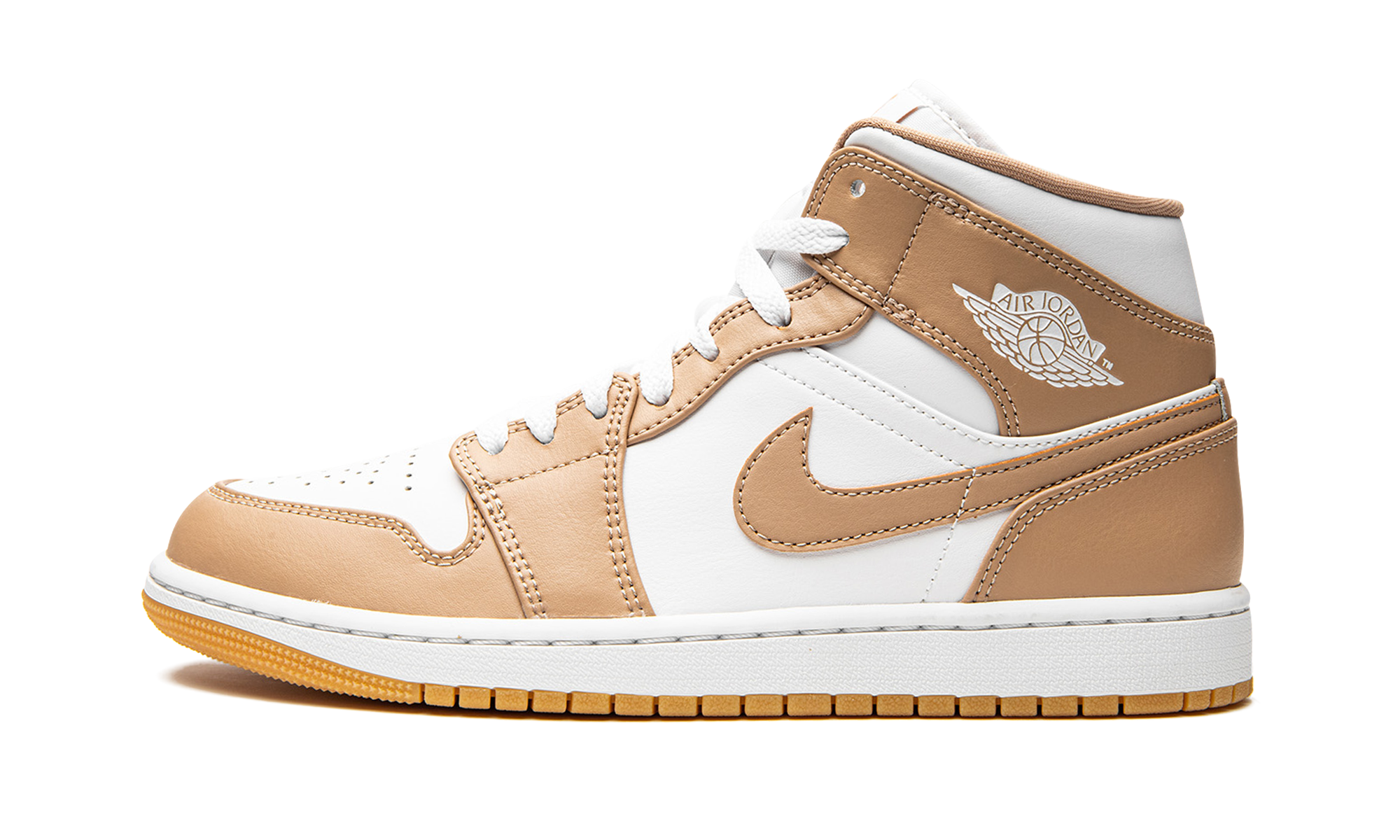 Air Jordan 1 Mid "Tan / Gum" 554724 271