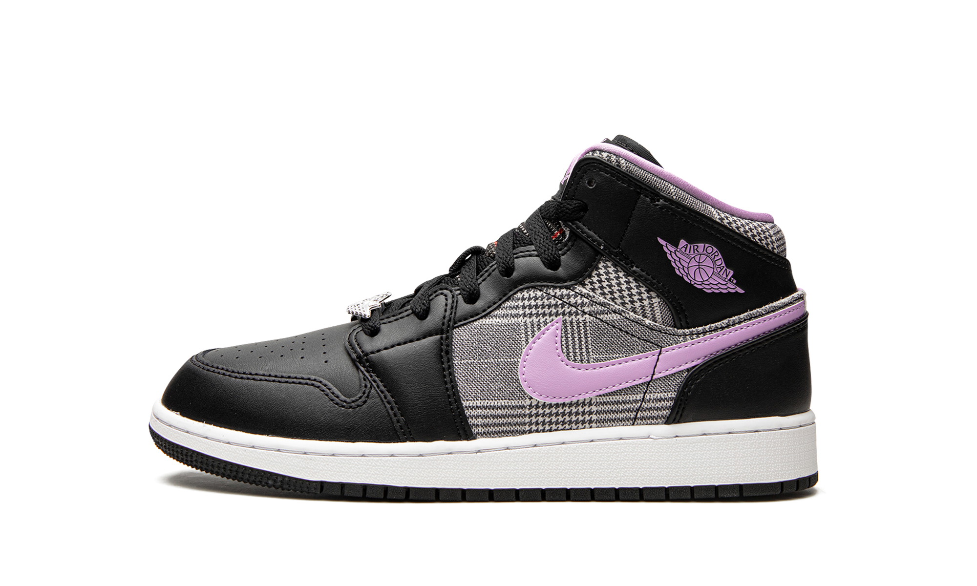 Air Jordan 1 Mid GS "Houndstooth" DC7226 015