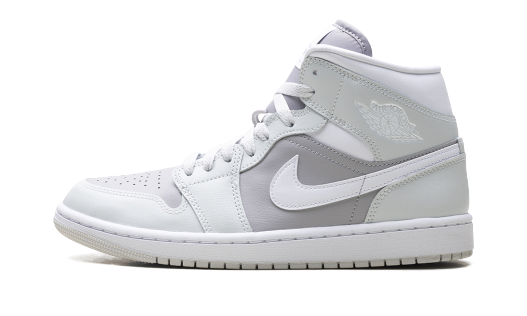 Air Jordan 1 Mid WMNS "Photon Dust Atmosphere Grey" BQ6472 008