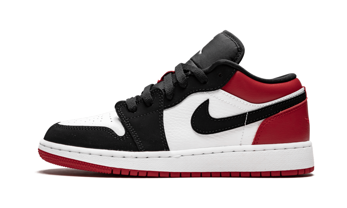 Air Jordan 1 Low GS "Black Toe" 553560 116