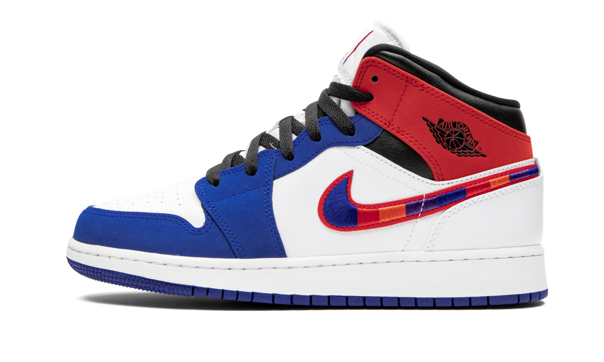 Air Jordan 1 Mid SE GS "Multicolor Swoosh" BQ6931 146