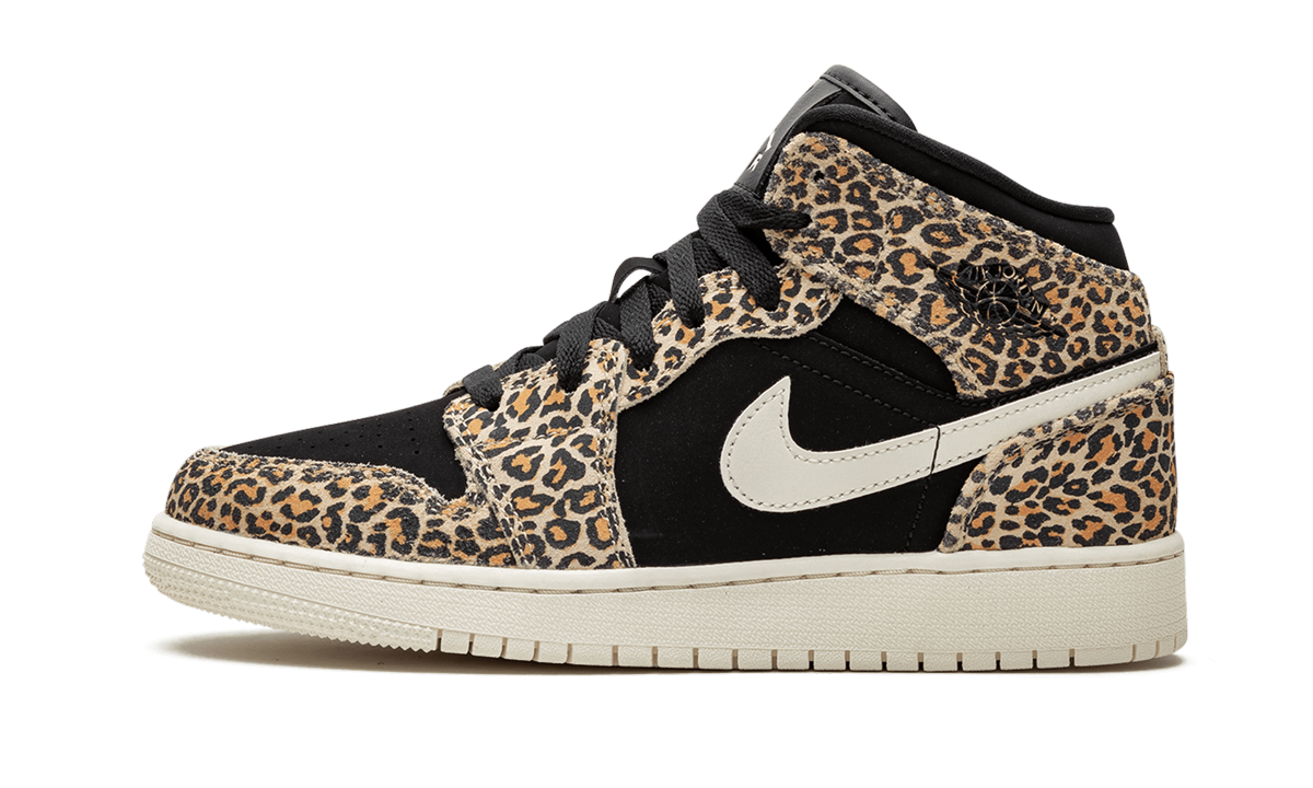 Air Jordan 1 Mid SE GS "Cheetah" BQ6931 021