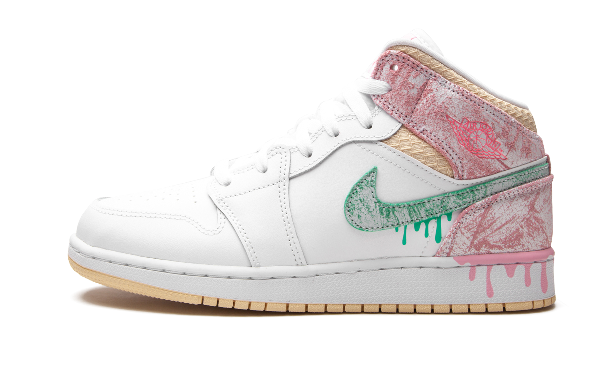 Air Jordan 1 Mid SE GS "Ice Cream" DD1666 100