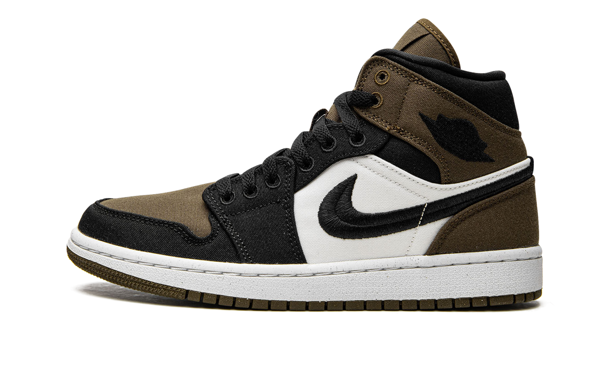 AIR JORDAN 1 MID SE WMNS "Olive Toe" DV0427 301
