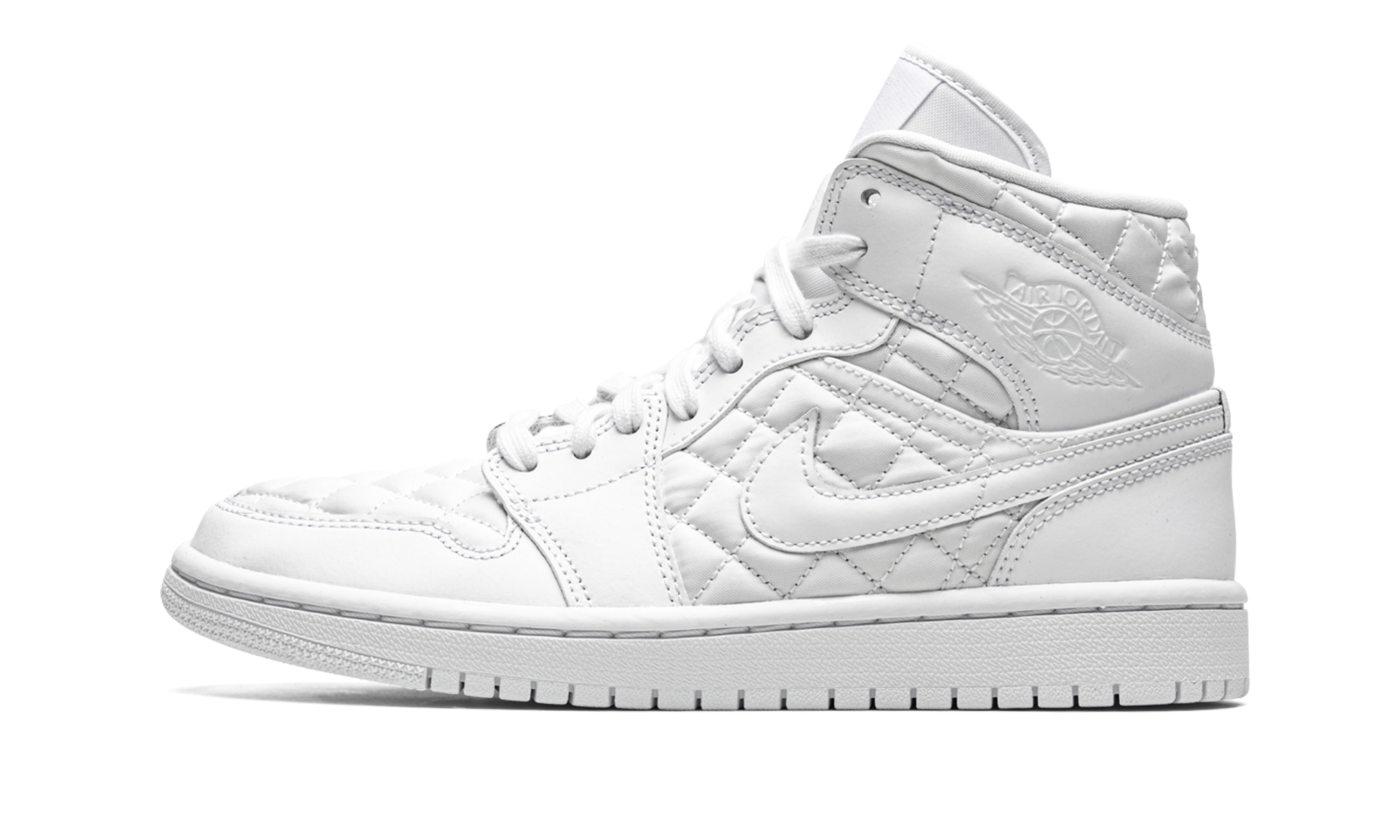 AIR JORDAN 1 MID WMNS "Quilted White" DB6078 100