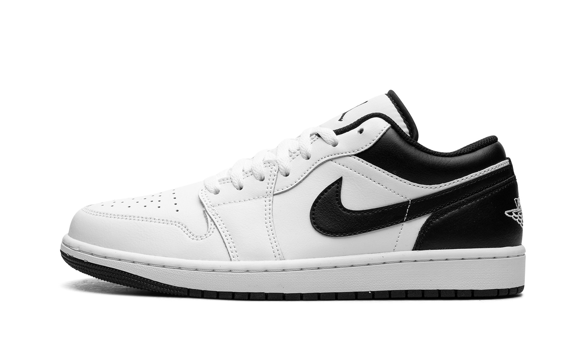 Air Jordan 1 Low "White/Black" 553558 132