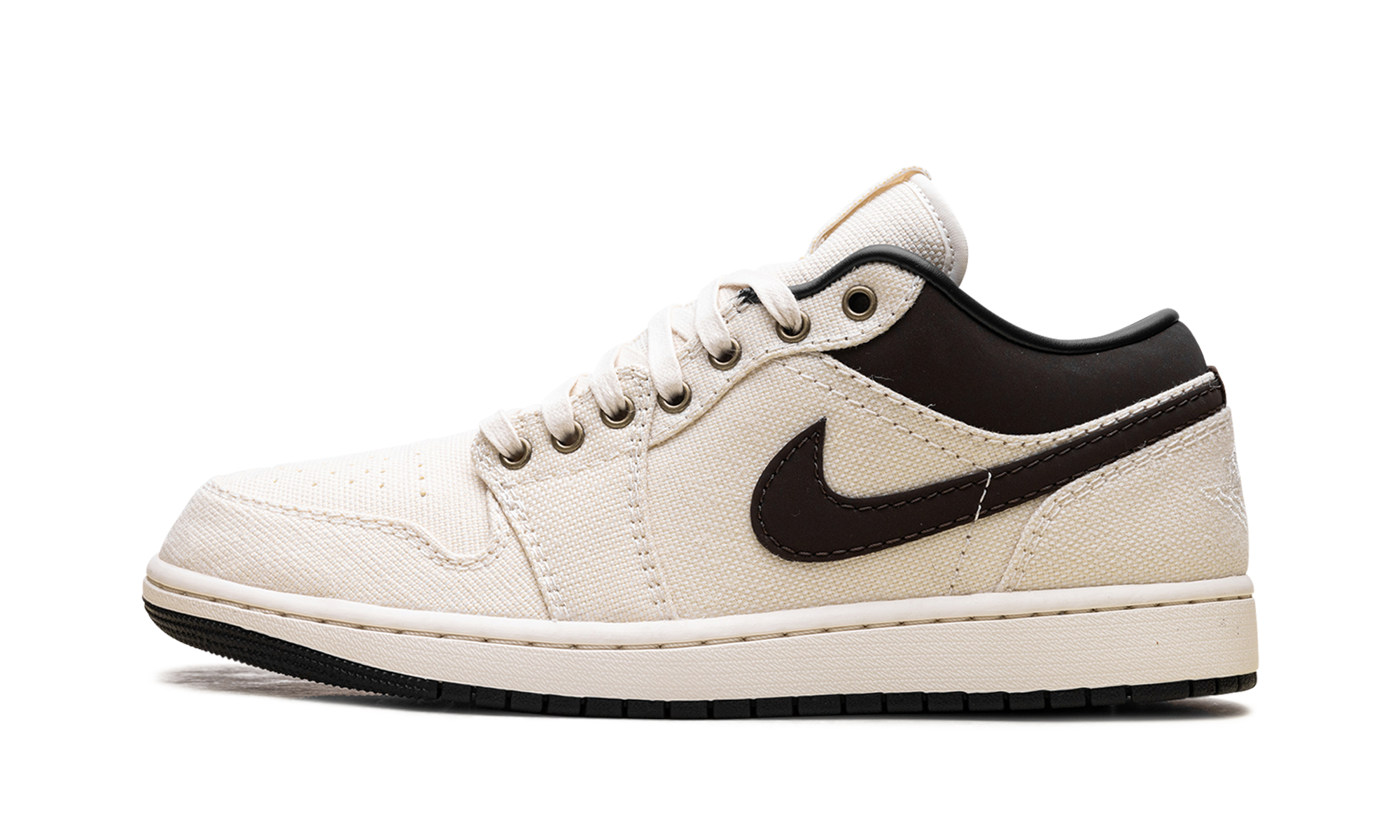 Air Jordan 1 Low Premium "Pale Ivory Baroque Brown" IB8058 110