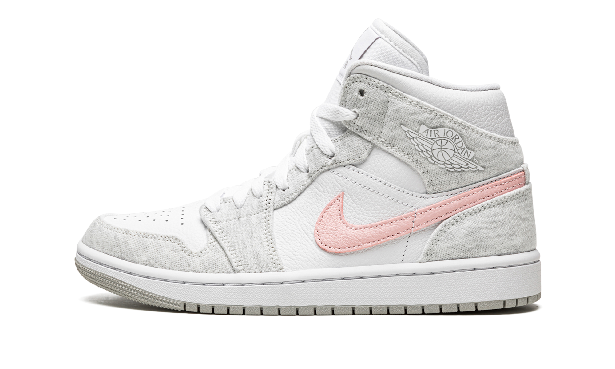 AIR JORDAN 1 MID SE WMNS "Heather Grey / Pink" DN4045 001