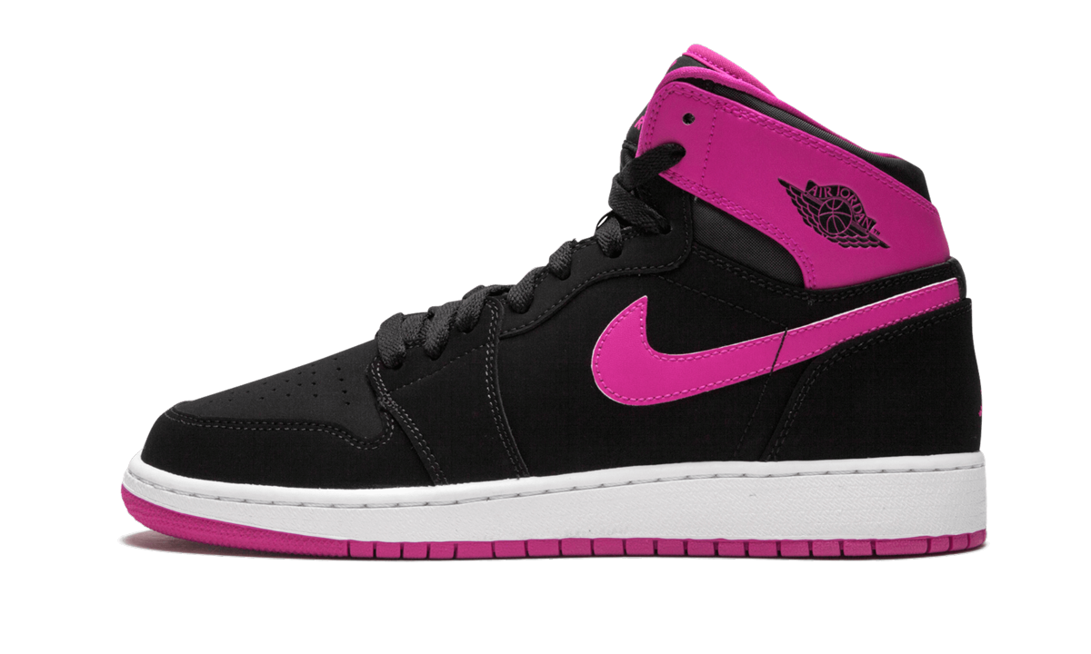 Air Jordan 1 Retro High OG GS "Black / Vivid Pink" 332148 008