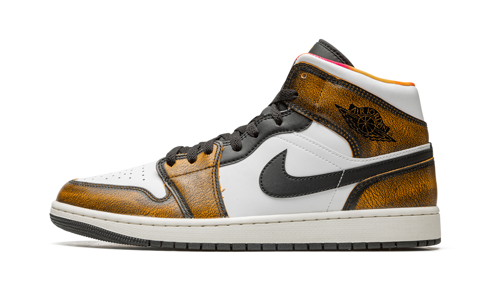 Air Jordan 1 Mid SE "Orange Wear Away" DQ8417 071