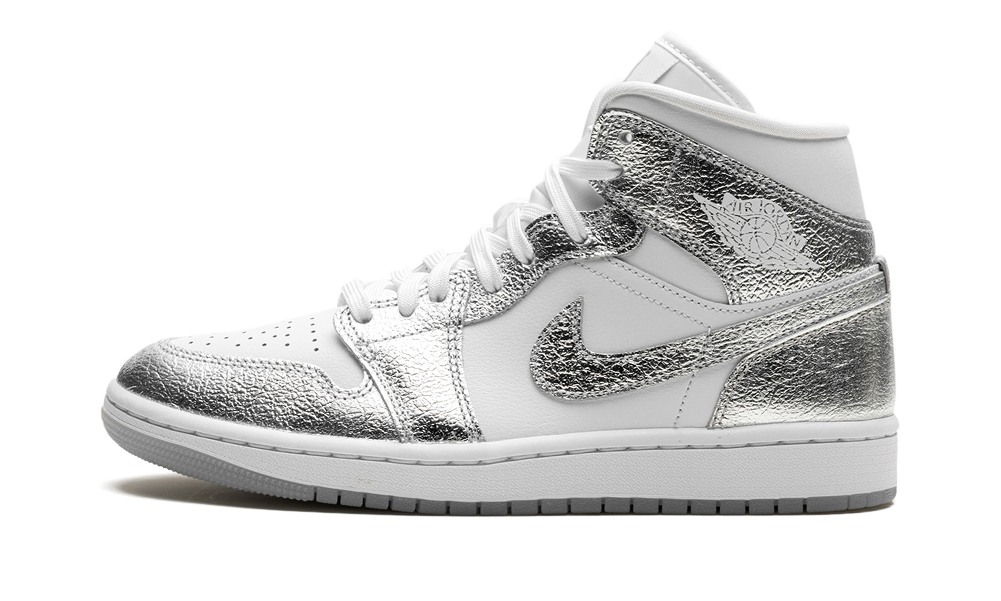 Air Jordan 1 Mid SE WMNS "Metallic Silver" FN5031 100