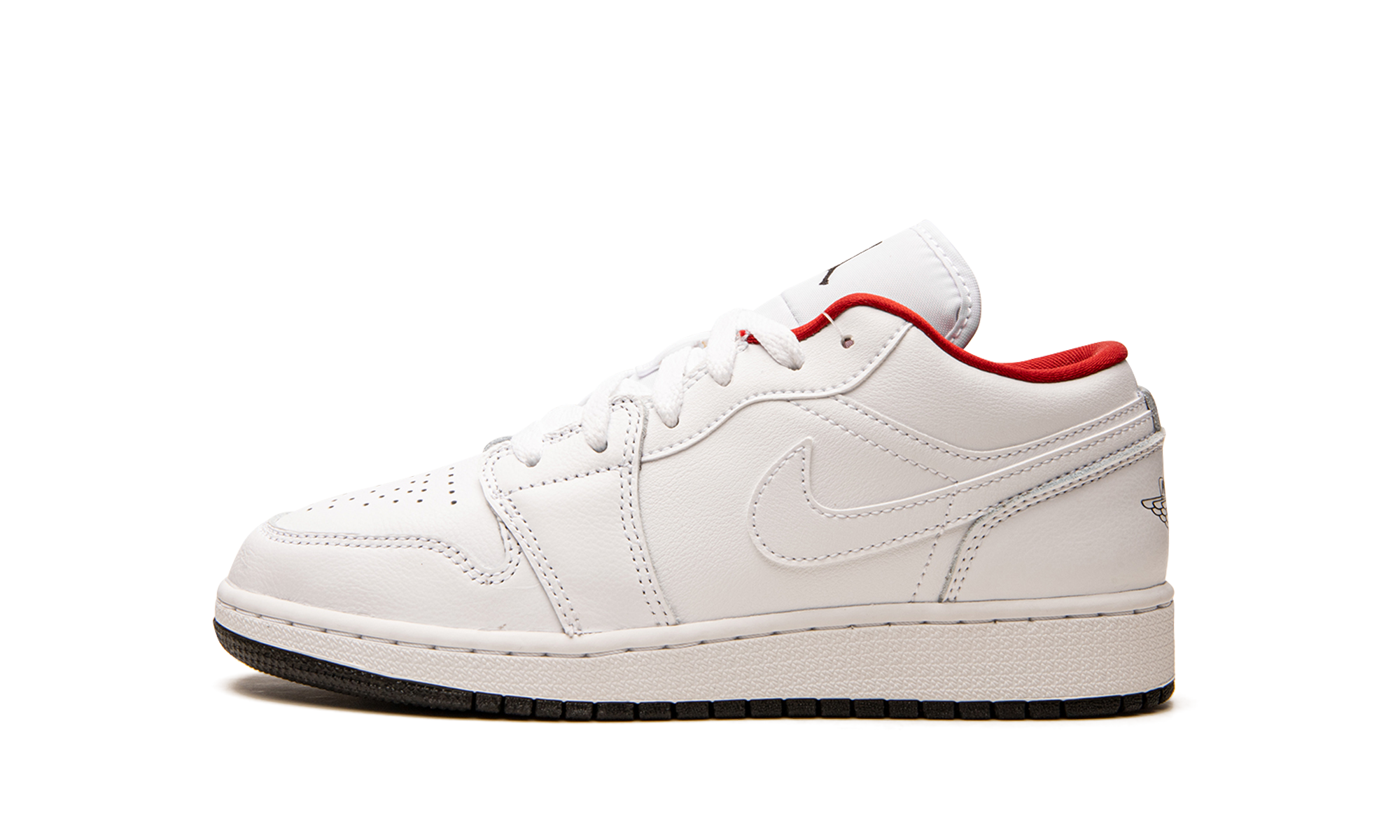 Air Jordan 1 Low GS "White / Red" 553560 164