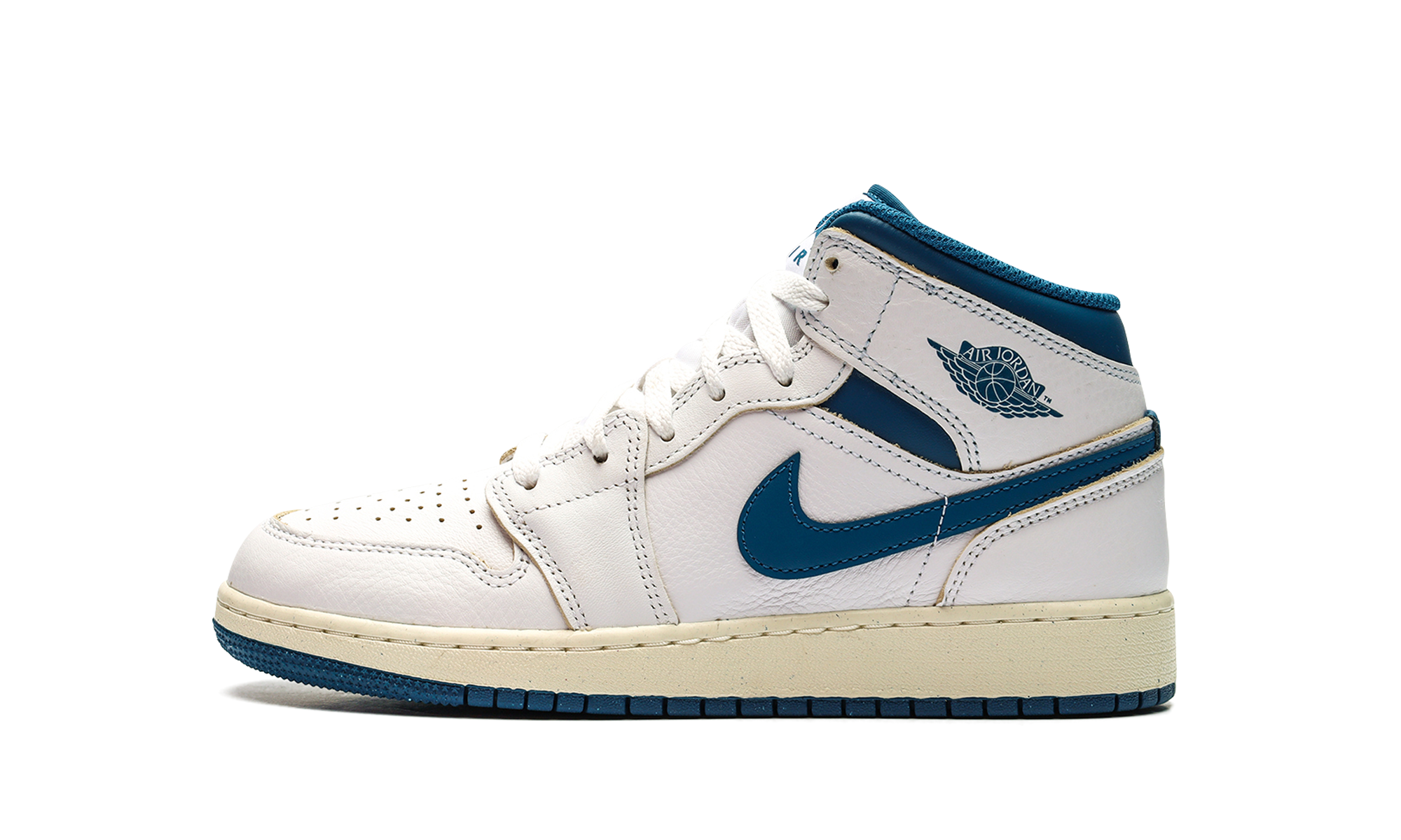 Air Jordan 1 Mid SE GS "INDUSTRIAL BLUE" FN7432 141