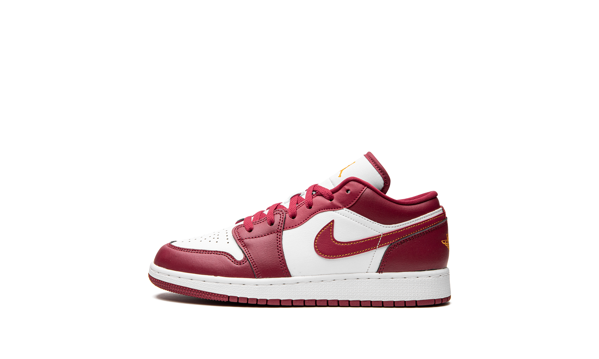Air Jordan 1 Low GS "Cardinal Red" 553560 607