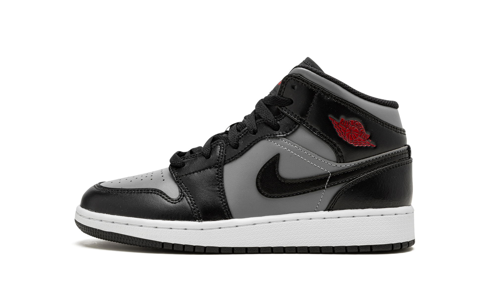 Air Jordan 1 Mid GS "Shadow / Red" 554725 096