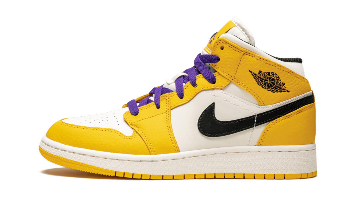 Air Jordan 1 MID SE GS "Lakers" BQ6931 700